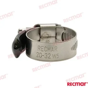 Collier inox 20-32 w5 (25) Recmar - réf REC38312-316