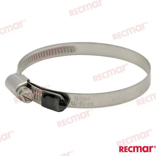 Collier inox 60-80 w5 (25) Recmar - réf REC38309-316