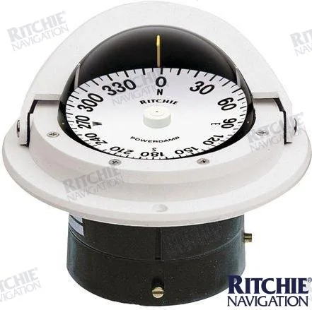 Compas encastré Voyager F-82, rose 76 mm, blanc - Ritchie réf. RITF-82W