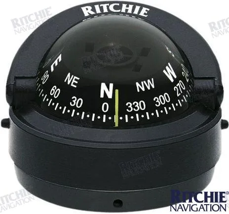 Compas en applique Explorer S-53, rose 70 mm, noir - Ritchie réf. RITS-53