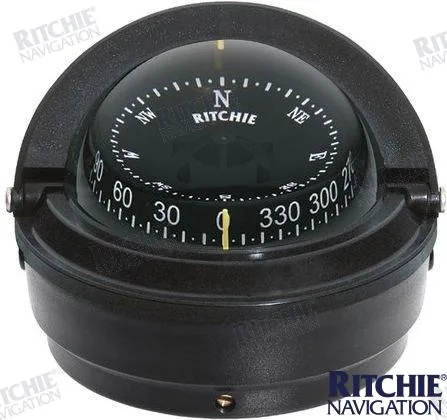 Compas en applique Voyager S-87, rose 76 mm, noir - Ritchie réf. RITS-87