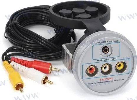 Connexion etanche audio/video Aquatic - réf AQ-AUXAV-2