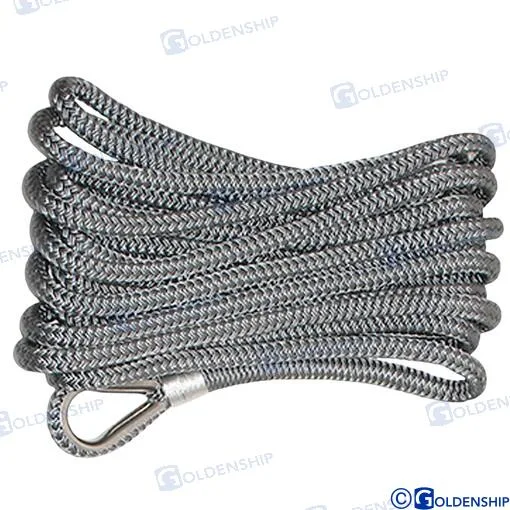 Cordage tressé épissé ø12mm 7m gris Sea Origin - réf SEA00151