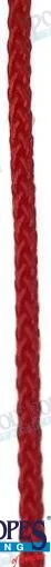 Corde polyester 4 mm rouge 12 m Poly Ropes – réf POL2202040240
