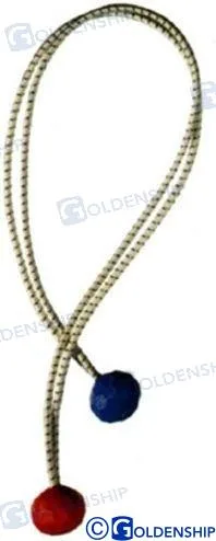 Cordes avec boules 50 cm (2) Goldenship – réf GS60127