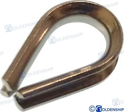 Cosse à œil inox pour câble ou cordage de 18 mm, sachet de 15 - Goldenship réf. GS71160B