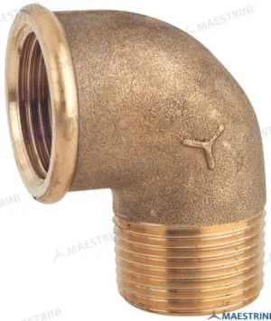 Coude 90º m.f.3/4 » laiton cr Maestrini – réf GS30806