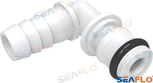 Coude c/o-ring 5/8 x 1/2 barb Seaflo - réf SF35F04