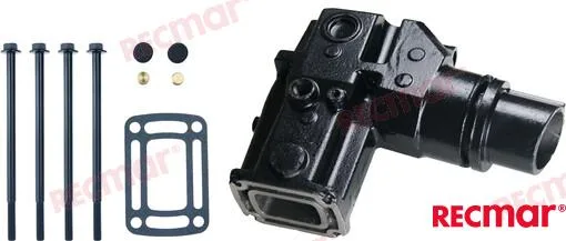 Coude d'échappement Volvo 25,7 cm. Recmar - 3889964