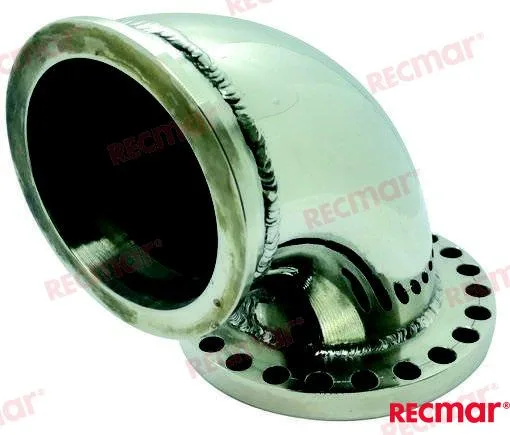 Coude echap. inox Perkins Recmar - réf SED3092200