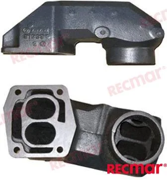 Coude échappement OMC 2,3l Recmar pour OMC 2.3L - 914766