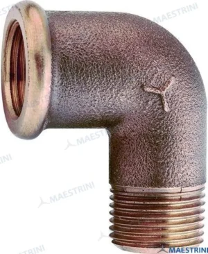 Coude m/f bronze 4&Prime; Maestrini – réf GS30669