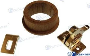 Crochet + anneau en teak Goldenship – réf GS72398