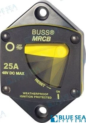 Disjoncteur bussmann 25a Blue Sea - réf BS7035