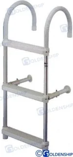 Echelle alu 4 marches arc.t.26 Goldenship - réf GS73004