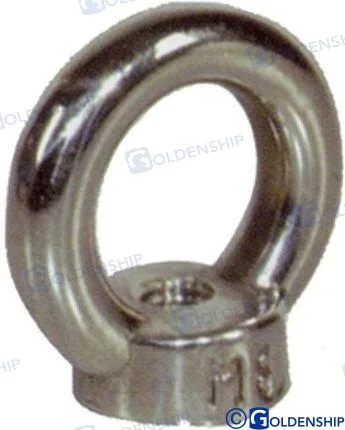 Écrou à œil inox AISI 316 DIN 582 M10, lot de 20 - Goldenship réf. GS72072B
