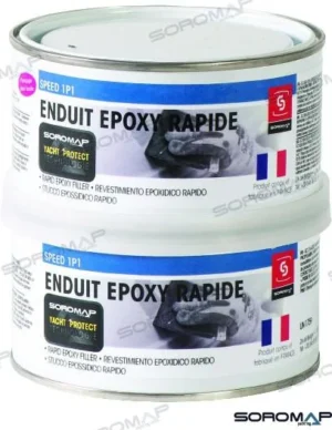 Enduit epoxy sous ligne flotaison 400 gr Soromap – réf SOR86780