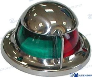 Feu bi-color chrome Goldenship – réf GS10021