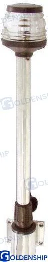 Feu de mouillage led / mat 66cm noir Goldenship – réf GS10335