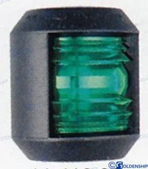 Feu de navigation vert noir -12m Goldenship – réf GS10050