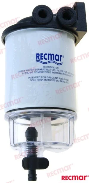 Filtre à essence complet 10μ Recmar – réf RECOBFILTER