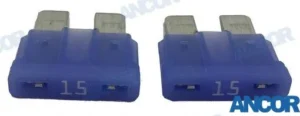 Fusibles atc 15 amp. (2) Ancor – réf AM604015