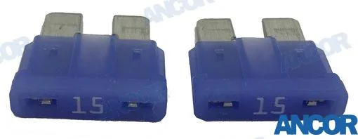Fusibles atc 15 amp. (2) Ancor - réf AM604015
