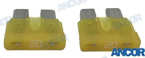 Fusibles atc 20 amp. (2) Ancor - réf AM604020