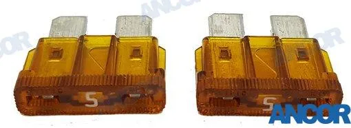 Fusibles atc 5 amp. (2) Ancor - réf AM604005
