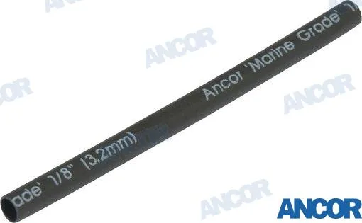 Gaine thermorétractable à colle de moins de 1/8" (3,2 mm) noire, 7,6 cm, 3 pièces - Ancor réf. AM301103