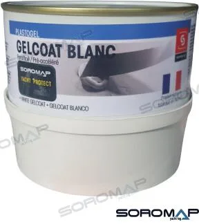 Gel coat blanc 250 gr Soromap – réf SOR140898