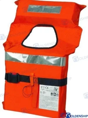 Gilet de sauvetage 150n adulte +40kg Goldenship – réf GS80017