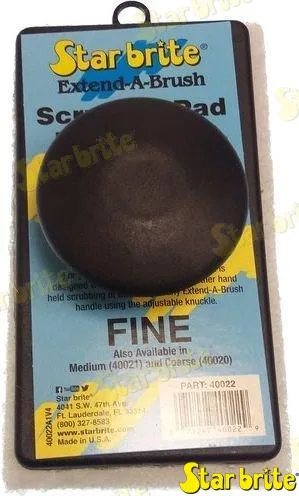 Grattoir blanc grain fin Star brite – réf STA40022