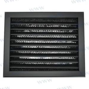 Grille de retour + filtre noir mat 10×10 MSI – réf MSRAFALB10X10