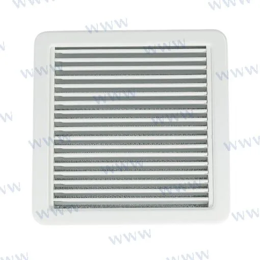 Grille pg blanche + cadre & filtre 10x10 MSI - réf MSPG10X10RF