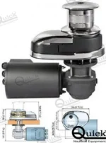 Guindeau vertical 1000w 12v 8mm c/c Quick - PRINCE