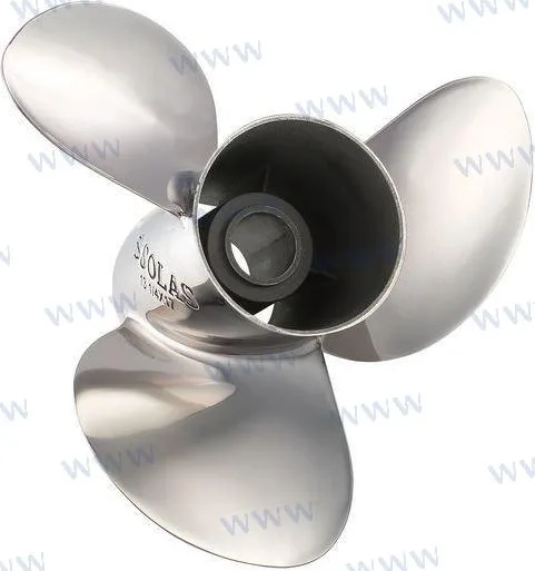 Hélice Solas Rubex L3 inox 14.8 x 23 gauche - réf 9572-148-23