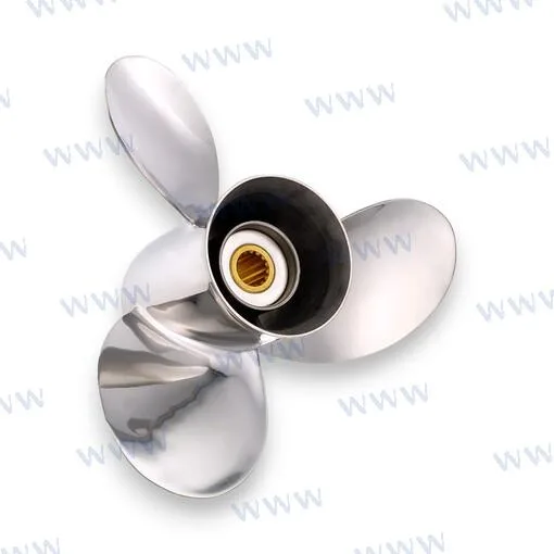 Hélice Solas XTO inox 16 3/8 x 22 droite - réf 3641-164-22