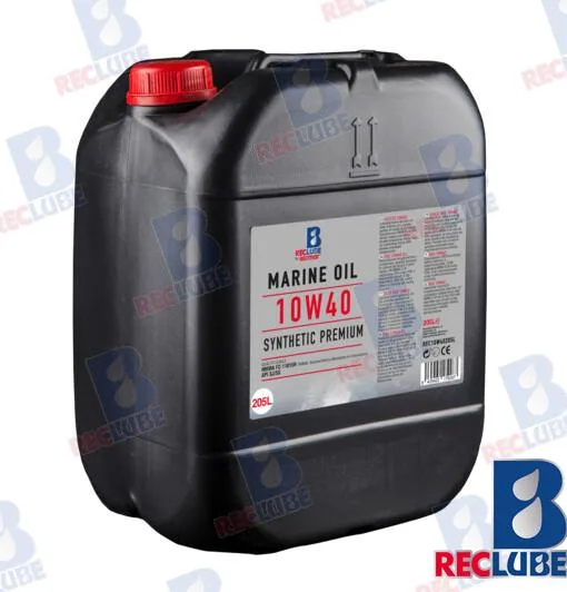 Huile marine 10w40 synthétique 205l Rec Lube - réf REC10W40205L