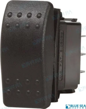 Interrupteur lumiere (on)-off-(on) noir Blue Sea – réf BS7938