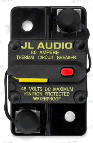 Jl audio waterproof disjoncteur 80a - réf JLM-XMD-MCB-80