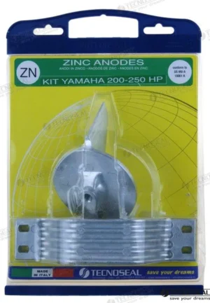 Kit anode yamaha 200-250 Tecnoseal – réf TENKITYAMAHA200-250