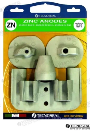 Kit anode yanmar stern drive Tecnoseal – réf TENKITYANMARSTD
