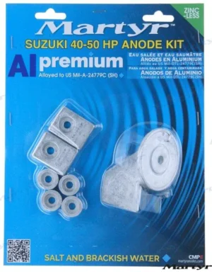 Kit anodes aluminium suzuki 40-50 Martyr – réf CMSZ4050KITA