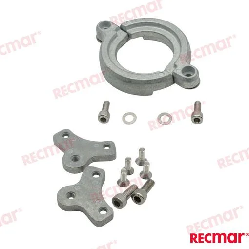 Kit complet d'anodes Yanmar sd20 sd65 (aluminium) Recmar - réf RECKITYWHSD20-SD65AL