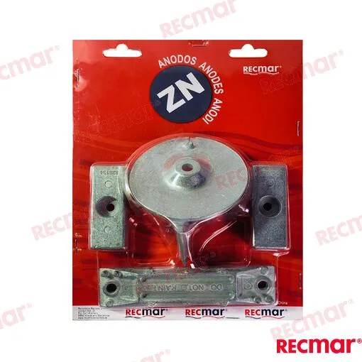 Kit d'anode Honda 40-50 (zinc) Recmar - réf RECKITH40-50ZN