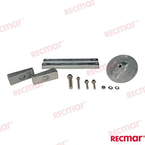 Kit d'anode Mercury 75-115 efi (zinc) Recmar - réf RECKITM75-115ZN