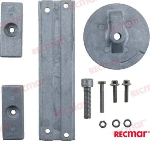 Kit d’anode mercury verado v4 (al) Recmar – réf RECKITMVERADO4AL
