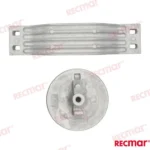 Kit d’anode pour trim tab en aluminium Recmar - réf REC90798-1M776AL