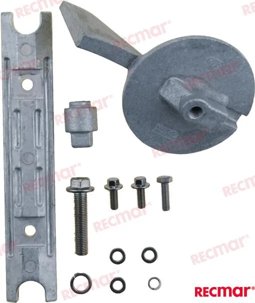 Kit d'anode Yamaha 80-100 (magnésium) Recmar - réf RECKITY80-100M
